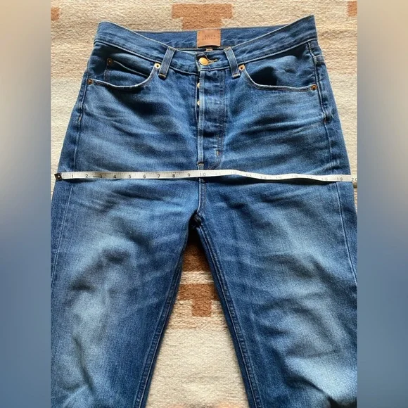 Jamie Haller Slouch Deep Blue Sz 25 - Picture 2 of 5